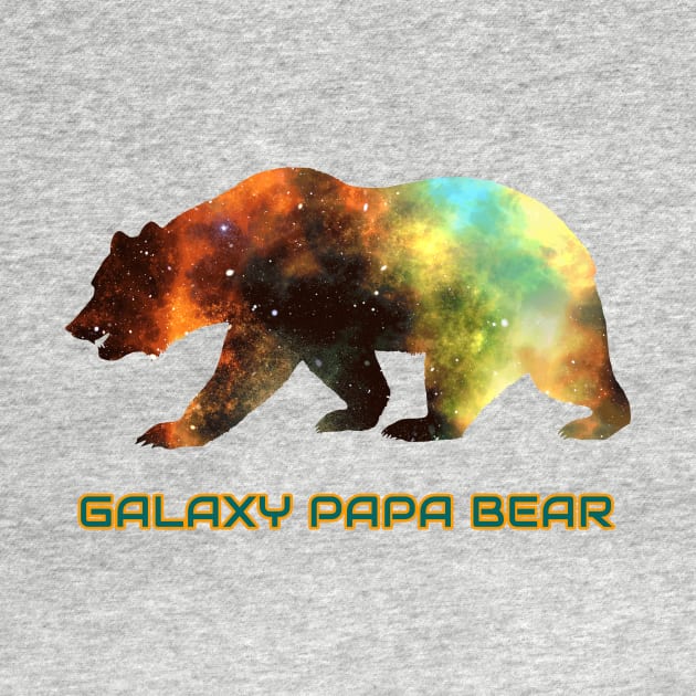 Galaxy Papa Bear Cool Impressive Birthday Gift by klimentina